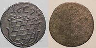 BAYERN 1 Pfenning 1695 ss +/- 22,00 EUR  zzgl. 7,90 EUR Versand