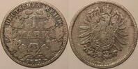 Deutschland 1 Mark 1875 A Kaiserreich s ss +/- 6,00 EUR  zzgl. 7,90 EUR Versand