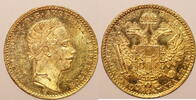 Österreich Franz Josef 1.  1848-1916 Dukat 1860 V vzgl  +/-