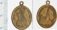 TIROL - Wallfahrt stein Wallfahrtsmedaille - Breverl Alte Sammlung Tiroler Wallfahrt: MARIA STEIN