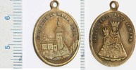 TIROL - Wallfahrt stein Wallfahrtsmedaille - Breverl Alte Sammlung Tiroler Wallfahrt: MARIA STEIN