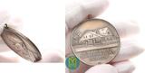 Apolda, Stadt. Silbermedaille 1929 Auf das 50jährige Mitgliedsjubiläum. Von Wernstein. vorzüglich