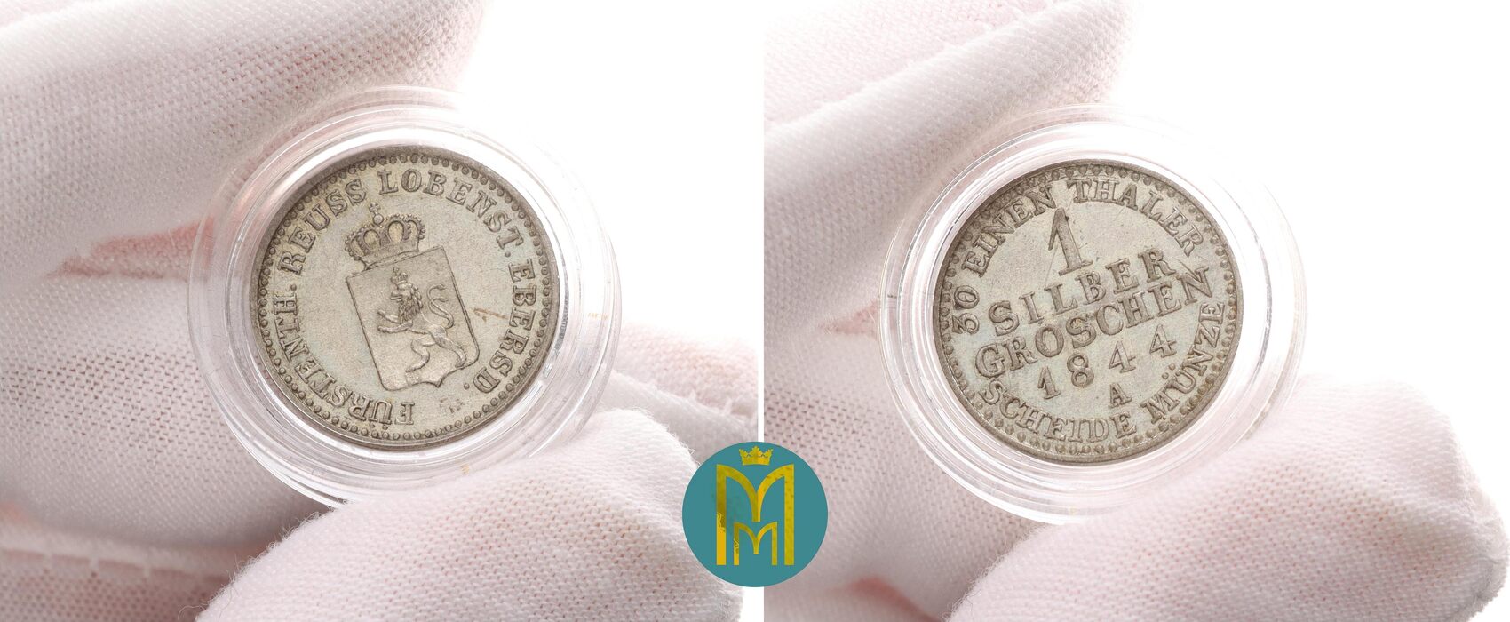 ReussJüngere Linie Ebersdorf 1 Silbergroschen 1844 A Heinrich LXXII