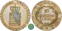 Sachsen-Coburg-Saalfeld 10 Kreuzer Ernst 1806-1826. Saalfeld, für Coburg. -