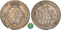 Sachsen-Coburg-Saalfeld 1/24 Taler Franz Josias 1745-1764. Saalfeld. -
