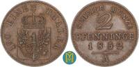 Brandenburg-Preussen 2 Pfennig Friedrich Wilhelm IV. 1840-1861. -