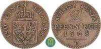 Brandenburg-Preussen 2 Pfennig Friedrich Wilhelm IV. 1840-1861. -