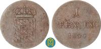 Bayern 1 Pfennig Ludwig I. 1825-1848. -