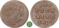 Bayern 1 Pfennig Maximilian IV. Joseph 1799-1806. -