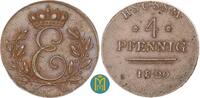Sachsen-Coburg-Saalfeld 4 Pfennig Ernst. 1806-1826. Saalfeld. -