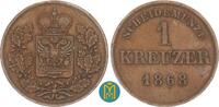 Schwarzburg-Rudolstadt 1 Kreuzer Albert 1867-1869. -