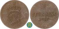 Bayern 1 Pfennig Maximilian IV./ I. Joseph, 1799-1825. -