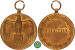 Österreich / Habsburg Bronzemedaille 1918-1938 Erinnerungsmedaille für Weltkriegsteilnehmer. Von Grienauer. gutes vorzüglich