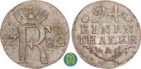 Brandenburg-Preußen. 1/24 Taler Friedrich II. 1740-1786. -