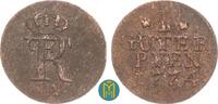 Brandenburg-Preußen. 1 Guter Pfennig Friedrich II. 1740 - 1786. -