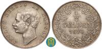 Nassau 1/2 Gulden Adolph, 1839-1866. -