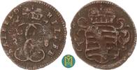 Sachsen-Saalfeld 1 Heller Johann Ernst VIII. 1680-1729 -