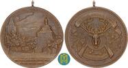 Mühlausen-Stadt. Bronzemedaille von Wernstein. Auf das 23. Thüringische Bundesschießen. -