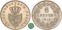 Hessen-Darmstadt 6 Kreuzer Ludwig II. 1830-1848. -