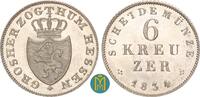 Hessen-Darmstadt 6 Kreuzer Ludwig II. 1830-1848. -