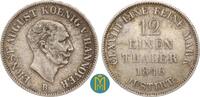 Braunschweig-Calenberg-Hannover 1/12 Taler Ernst August 1837-1851. -