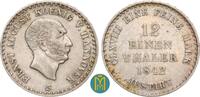 Braunschweig-Calenberg-Hannover 1/12 Taler Ernst August 1837-1851. -