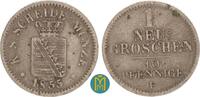 Sachsen-Albertinische Linie 1 Neugroschen Johann 1854-1873. -