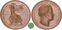 Brandenburg-Preussen. Bronzemedaille von Fischer. 1863 50 Jahrfeier des Sieges über Frankreich. gutes vorzüglich, etwas fleckig.