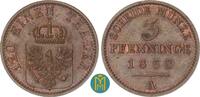 Brandenburg-Preussen 3 Pfennig Wilhelm I. 1861-1888. -