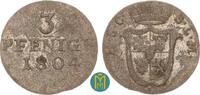 Sachsen-Coburg-Saalfeld 3 Pfennig Friedrich Anton 1800-1806. -