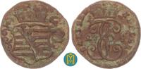 Sachsen-Saalfeld 1 Heller Johann Ernst VIII. 1680-1729 -