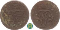 Sachsen-Saalfeld 1 Heller Johann Ernst VIII. 1680-1729. -
