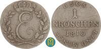Sachsen-Coburg-Saalfeld 1 Groschen Ernst 1806-1826. -