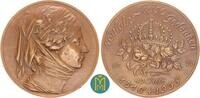 Karl Goetz Bronzegussmedaille 1935 Königin Luise von Preussen. Auf ihren 125. Todestag. fast gussfri