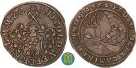 Harz / Clausthal Rechenpfennig von Lippold Wefer Hüttenwesen / Schmelzofen. -