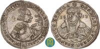Sachsen-Saalfeld 1/24 Taler (Groschen) Johann Ernst VIII. 1680-1729. 200 Jahre Reformation. -