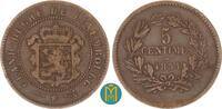 Luxemburg 5 Centimes Wilhelm III., 1849-1890. -