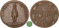 Bronzemedaille von Wermuth 1730 Sachsen-Albertinische Linie Friedrich August I. der Starke 1694-1733. Auf das Lustlager zu Mühlberg. sehr schön-v...
