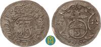 Sachsen-Coburg-Saalfeld 3 Pfennig (Dreier) Franz Josias 1745-1764. -