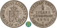 Reuss-Jüngere Lienie zu Lobenstein Ebersdorf. 1/2 Silbergroschen Heinrich LXXII. 1822-1848. -