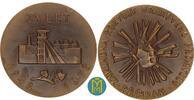 Tschechoslowakei Bronzemedaille 25 Jahre Uranbergbau in Příbram. -