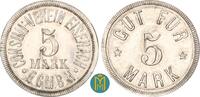 5 Mark  Sachsen-Weimar-Eisenach CONSUM-VEREIN EISENACH E.G.M.B.H vorzüglich