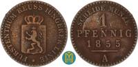Reuss-jüngere Linie zu Schleiz 1 Pfennig Heinrich LXVII. 1854-1867. -