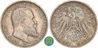 Kaiserreich / Württemberg 3 Mark Wilhelm II. 1891 bis 1918. -
