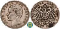 Kaiserreich / Bayern 5 Mark Otto 1886-1913. -
