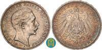 Kaiserreich / Preussen 3 Mark Wilhelm II. 1888-1918. -