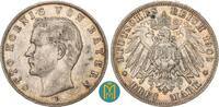 Kaiserreich / Bayern 3 Mark Otto 1886-1913. -