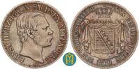 Sachsen-Altenburg 1 Taler Ernst I. 1853-1908. -