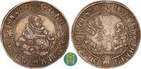 Sachsen-Ernestinische Linie 1/2 Taler ohne Jahr. Saalfeld. Johann Friedrich II., Johann Wilhelm u. J