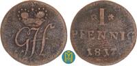 Waldeck 1 Pfennig Georg Heinrich 1813-1845. -
